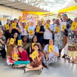 Cerca de 50 pessoas idosas participaram do sarau literário promovido pelo Centro de Convivência e Fortalecimento de Vínculos (Cecon) de Brazlândia | Fotos: Divulgação